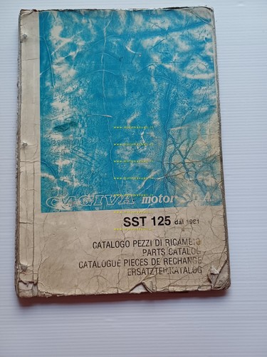 Cagiva SST 125 1981 catalogo ricambi originale spare parts catalogue
