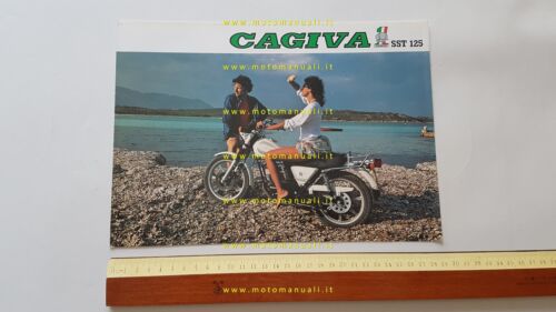 Cagiva SST 125 1982 depliant ITALIANO originale