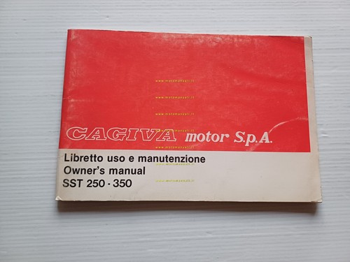 Cagiva SST 250 - 350 1981 manuale uso manutenzione ITALIANO …