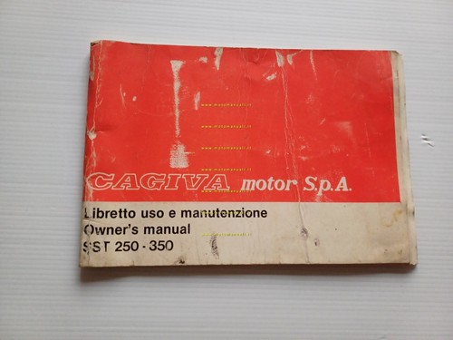 Cagiva SST 250 - SST 350 1981 manuale uso manutenzione …