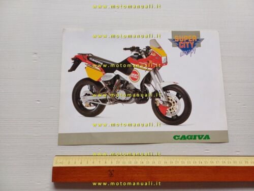 Cagiva Supercity 125 I.E. Enduro 1991 depliant originale ITALIANO