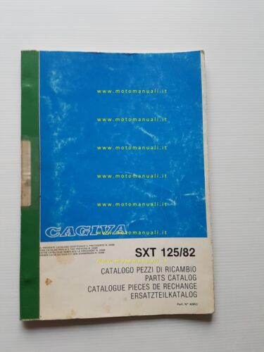 Cagiva SXT 125 1982-83 catalogo ricambi originale