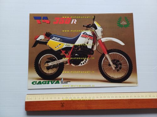 Cagiva T4 350 R depliant originale Italiano