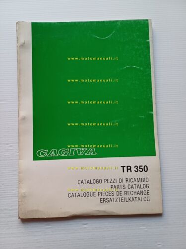 Cagiva TR 350 Trial 1983 catalogo ricambi originale parts catalog