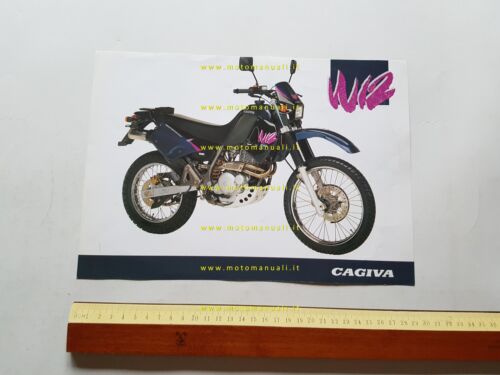 Cagiva W12 350 1993 depliant originale italiano