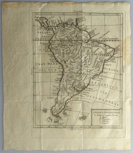 Calcografia 1778 - America Meridionale - Abate Lambert - Venezia