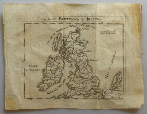 Calcografia 1778 - Gran Bretagna e Irlanda - Abate Lambert …