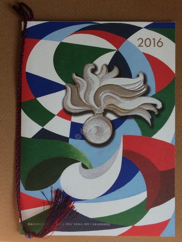 Calendario Storico dei Carabinieri - Anno 2016 - con cordino …