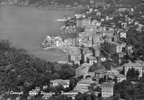 Camogli panorama parziale 1963
