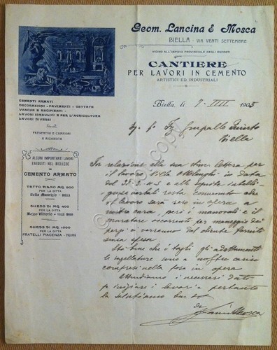 Carta Intestata - Letterhead - Biella - Geom. Lancina & …