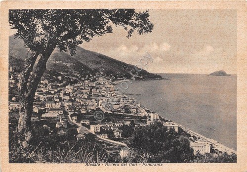 Cartolina - Alassio - Panorama - 1952