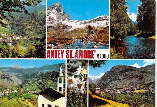 Cartolina - Antey St. Andre vedutine (Aosta)
