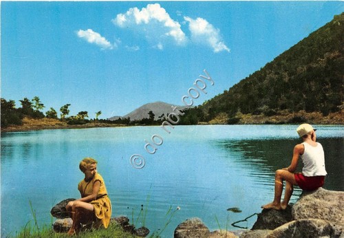 Cartolina - Appennino Ligure Emiliano Lago Nero animata (Genova)