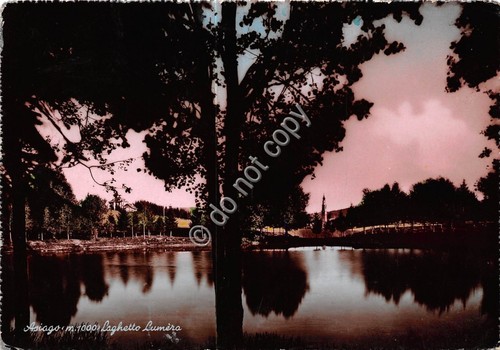 Cartolina - Asiago Laghetto Lumera 1950