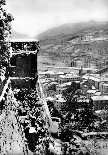 Cartolina - Aulla - Castello Brunella - Panorama invernale - …