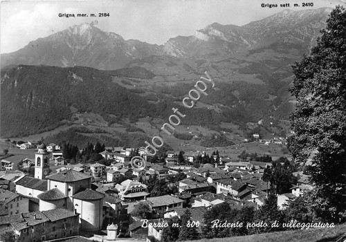 Cartolina - Barzio Panorama 1960