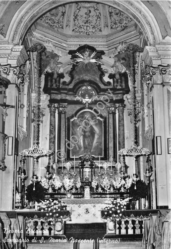 Cartolina - Bevera Brianza Santuario S. Maria Nascente Interno