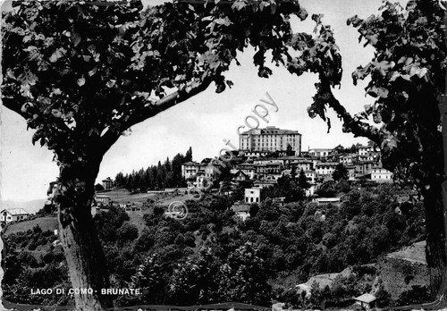 Cartolina - Brunate panorama 1951