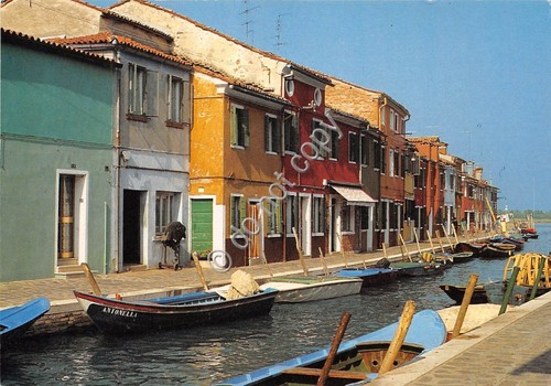 Cartolina - Burano Venezia scorcio