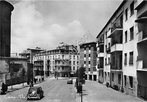 Cartolina - Cesena Via Rosselli 1965