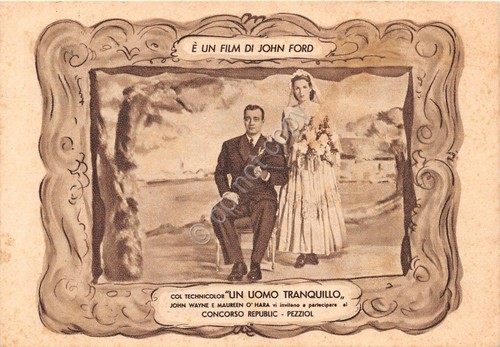 Cartolina - Cinema - Un uomo tranquillo - John Ford …