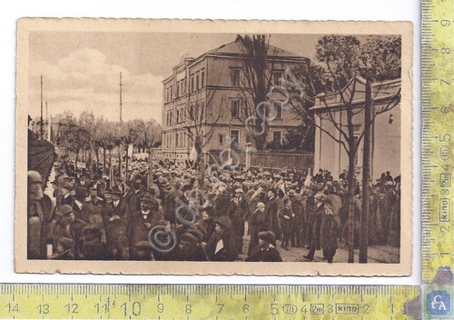 Cartolina - cinque giornate Fiume - Entrata in città Truppe …