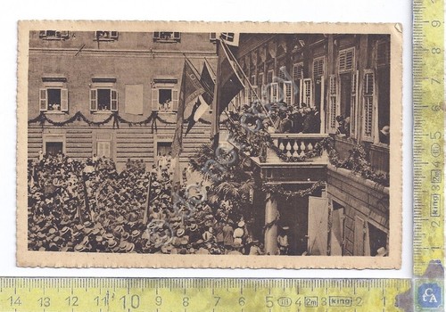 Cartolina - cinque giornate Fiume - Scoprimento Leone di S. …