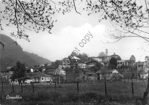 Cartolina - Comabbio panorama 1968