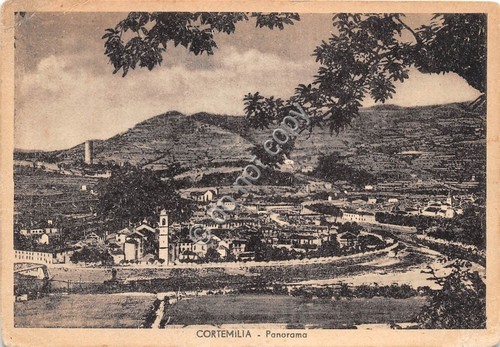 Cartolina - Cortemilia panorama anni '40