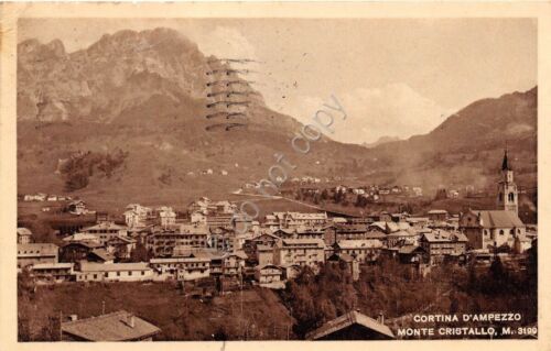 Cartolina - Cortina d'Ampezzo - panorama - Monte Cristallo - …