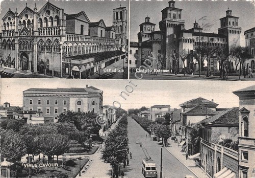 Cartolina - Ferrara Vedutine 1952