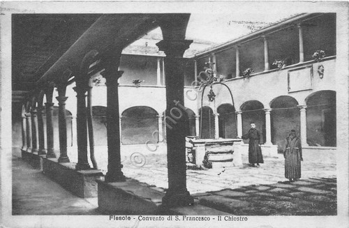 Cartolina - Fiesole - Convento San Francesco - Chiostro - …