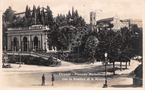 Cartolina - Firenze - Piazza Michelangiolo Basilica S. Miniato - …