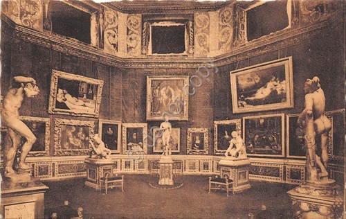 Cartolina - Firenze - Uffizi - La Tribuna - anni …