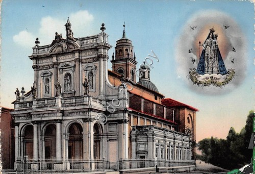Cartolina - Fontanellato Santuario Beata Vergine 1953 (Parma)