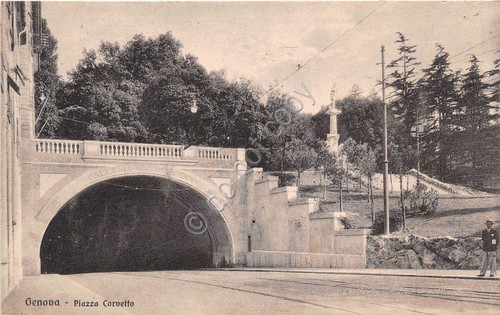 Cartolina - Genova - Piazza Corvetto - Ed. Brunner - …