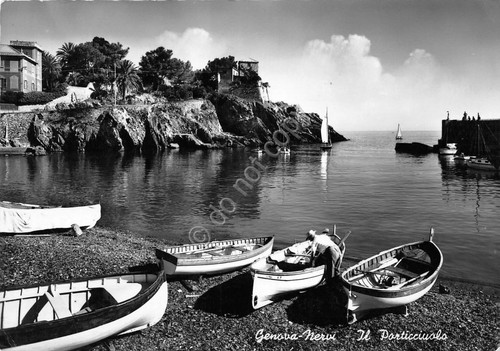 Cartolina - Genova Nervi - Porticciolo - barche - anni …