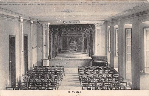 Cartolina - Gorla Minore - Regio Collegio Rotondi - Teatro …