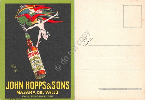 Cartolina - Illustrata - Bazzi - Marsala - John Hopps …