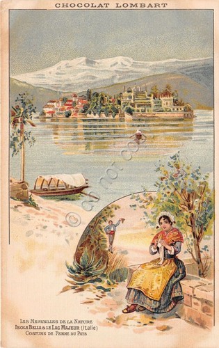 Cartolina - Illustrata - Chocolat Lombart - Isola Bella - …