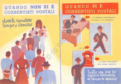 Cartolina - Illustrata - Conti Correnti Postali - Timbro Concorso …