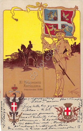 Cartolina - Illustrata - Craffonara - Reggimentale - 11° Reggimento …