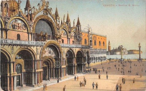 Cartolina - Illustrata - Venezia - Basilica S. Marco - …