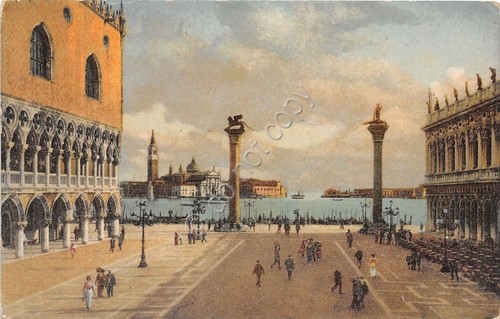 Cartolina - Illustrata - Venezia - Piazzetta San Marco - …