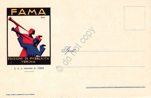Cartolina - Illustrata - Verona - Fama - Edizioni di …