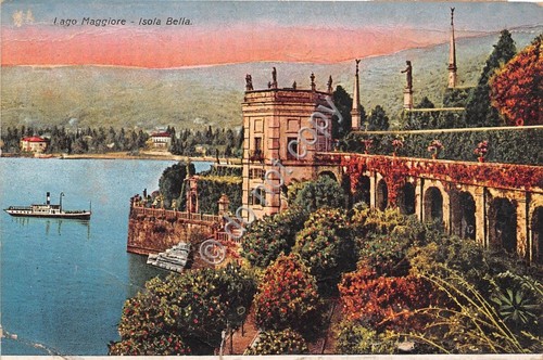 Cartolina - Illustrata Lago Maggiore Isola Bella 1926