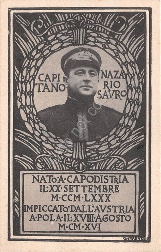 Cartolina - Illustrata Marussig - Nazario Sauro - Ed. Zanetti …