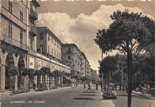 Cartolina - La Spezia - Via Chiodo - 1941