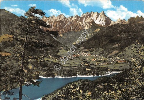 Cartolina - Lago di Cadore e Gruppo Marmarole 1961