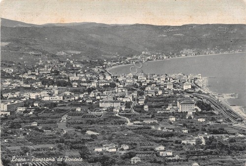 Cartolina - Loano - Panorama da Ponente - 1954